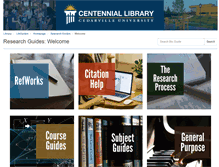 Tablet Screenshot of libguides.cedarville.edu