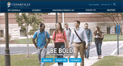 Desktop Screenshot of cedarville.edu