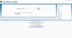 Desktop Screenshot of library.cedarville.edu